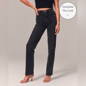 Black Abercombie and Fitch jeans